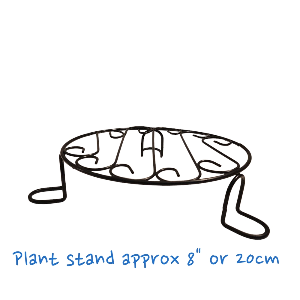 Plant Stand Black Metal Retro MCM style